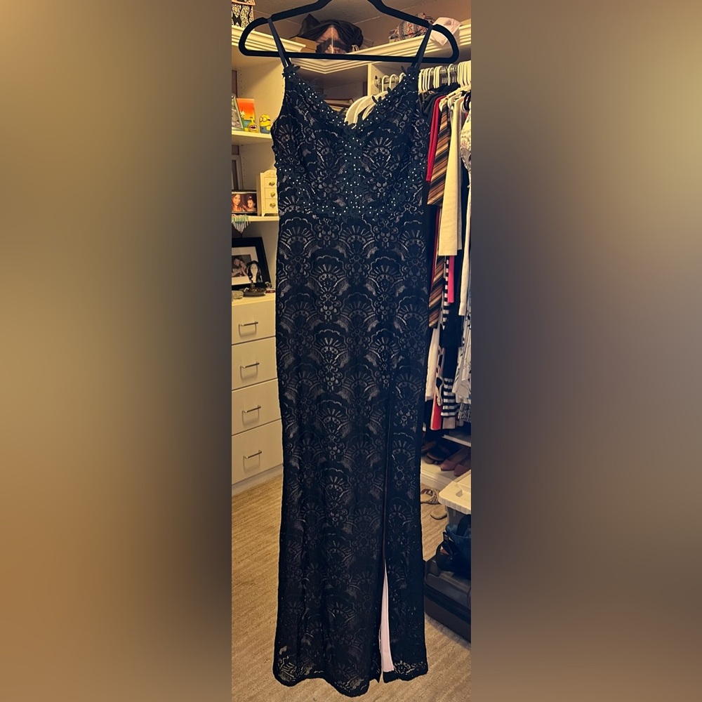 Black Formal Cocktail Dress - Picture 5 of 12